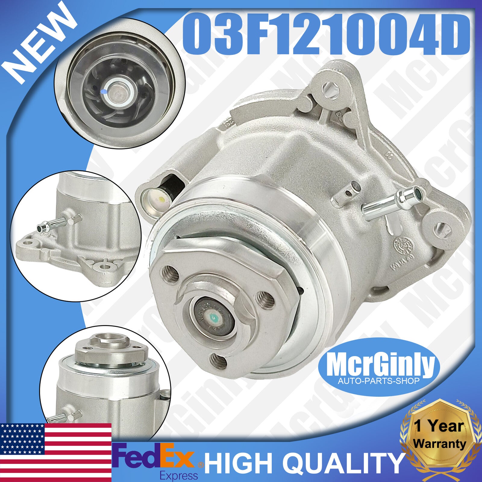 ya 11 6.8 for VW for Golf for JETTA for Audi A1 A3 for SEAT Altea Engine Water Pump 1.2T 03F121004E