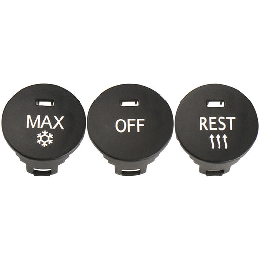 ya 13 Front A/C Speed Switch Button Cap Set for BMW E60 E61 E63 E64 5 6 Series M5 M6