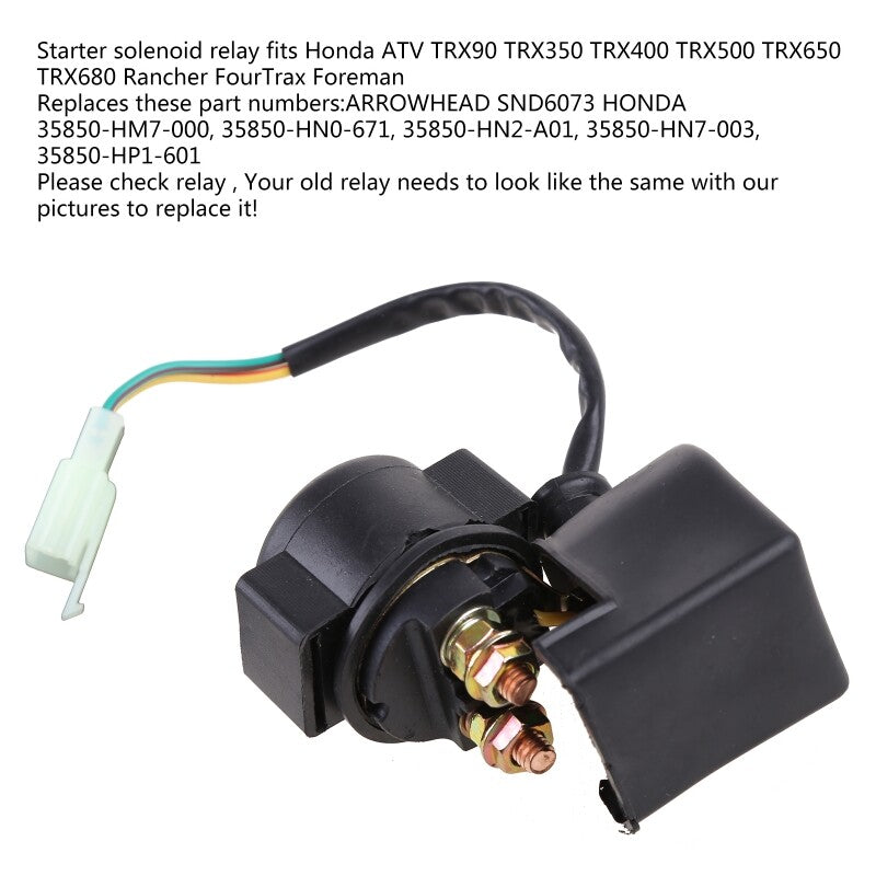 ya 14 Starter Solenoid for Rancher Fourtrax ATV TRX90 TRX350 TRX400