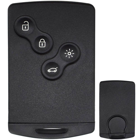ya 5 6.16 4Button for Smart Remote Key Card Key Shell Case Fob for Renault Laguna Megane Clio