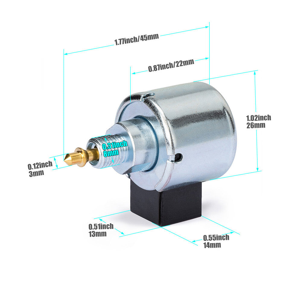 ya 5 6.16.2 1 New 846639 fuel shut-off solenoid valve for Briggs & Regulators lawn and garden equipment.