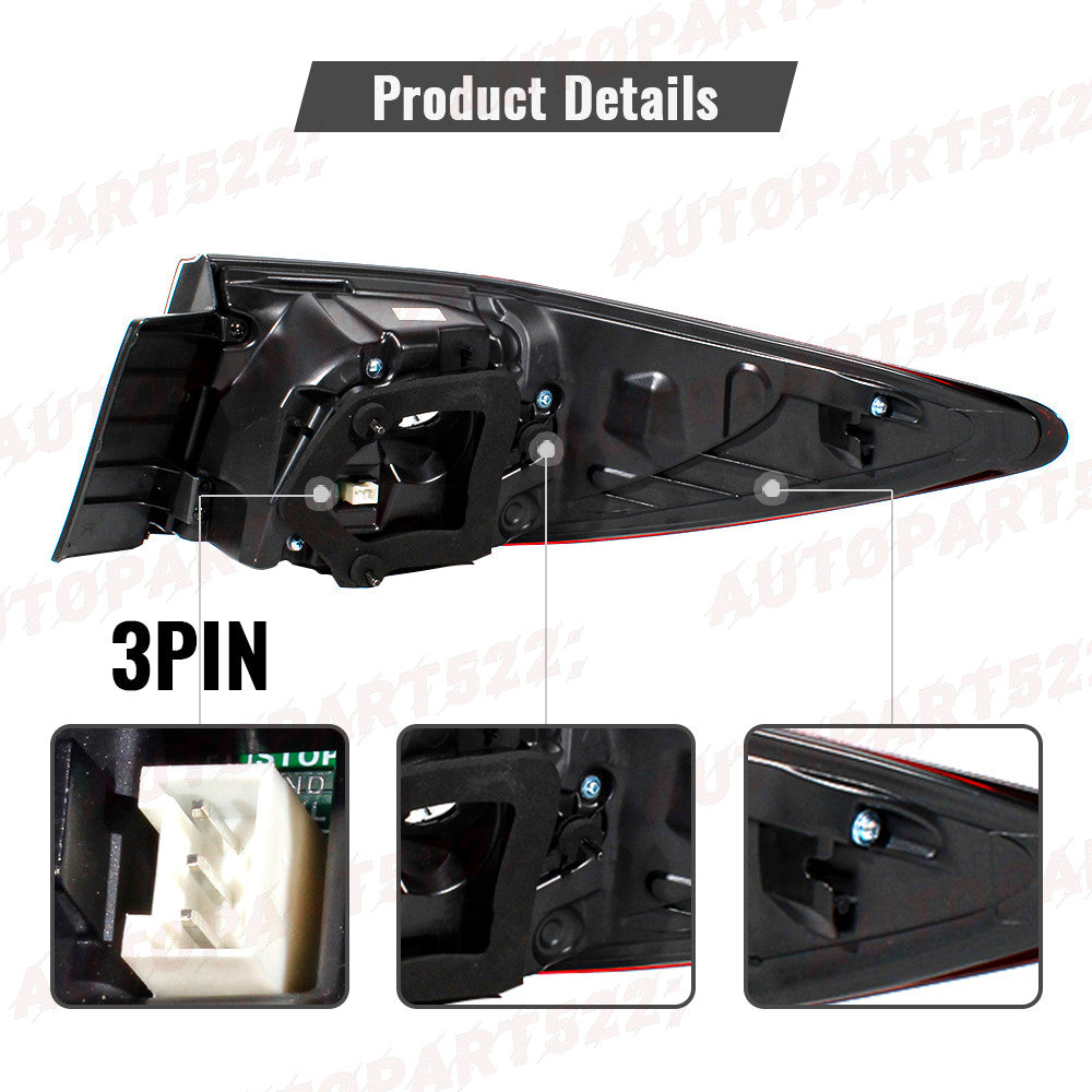 ya 5 8.7 Left outer tail light for Lexus ES350 2013 2014 2015 rear tail light 81561-