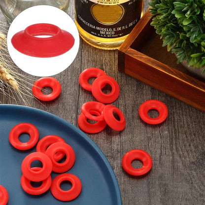 ya 26 24 Pcs Swing Bottle Seal Gaskets Plastic Washer Replacement for Home Brew Use
