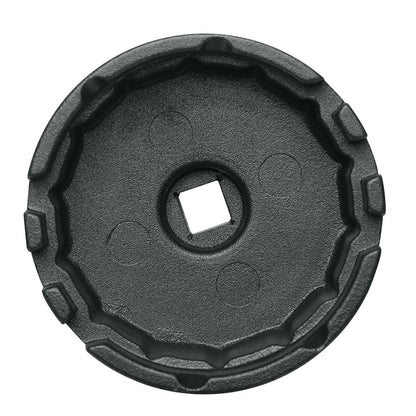 ya 5 8.7 Professional Aluminum Alloy Oil Filter Wrench Oil Filter Housings (Black)