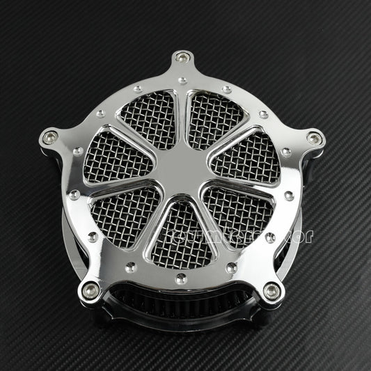 ya 8 5.26 Chrome Air Cleaner Gray Intake Air Filter Fit for Harley Sportster XL 2004-2022