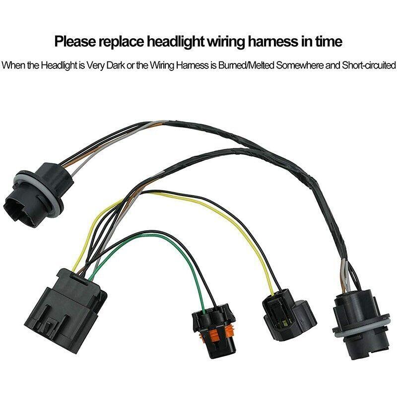 ya 4 6.22 for Chevrolet 25962806 right or left headlight harness socket