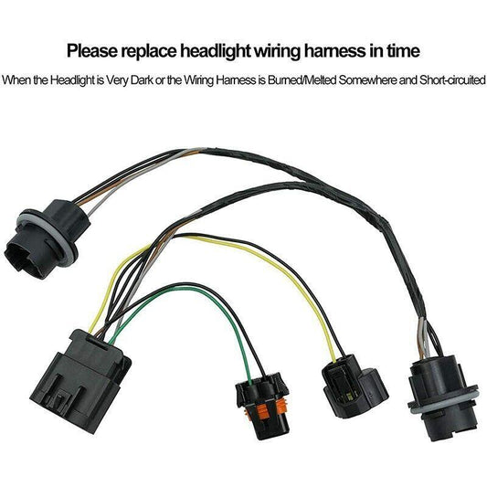 ya 4 6.22 for Chevrolet 25962806 right or left headlight harness socket
