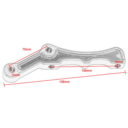 ya 5 8.7 Radial brake caliper bracket front disc brake caliper installation suitable