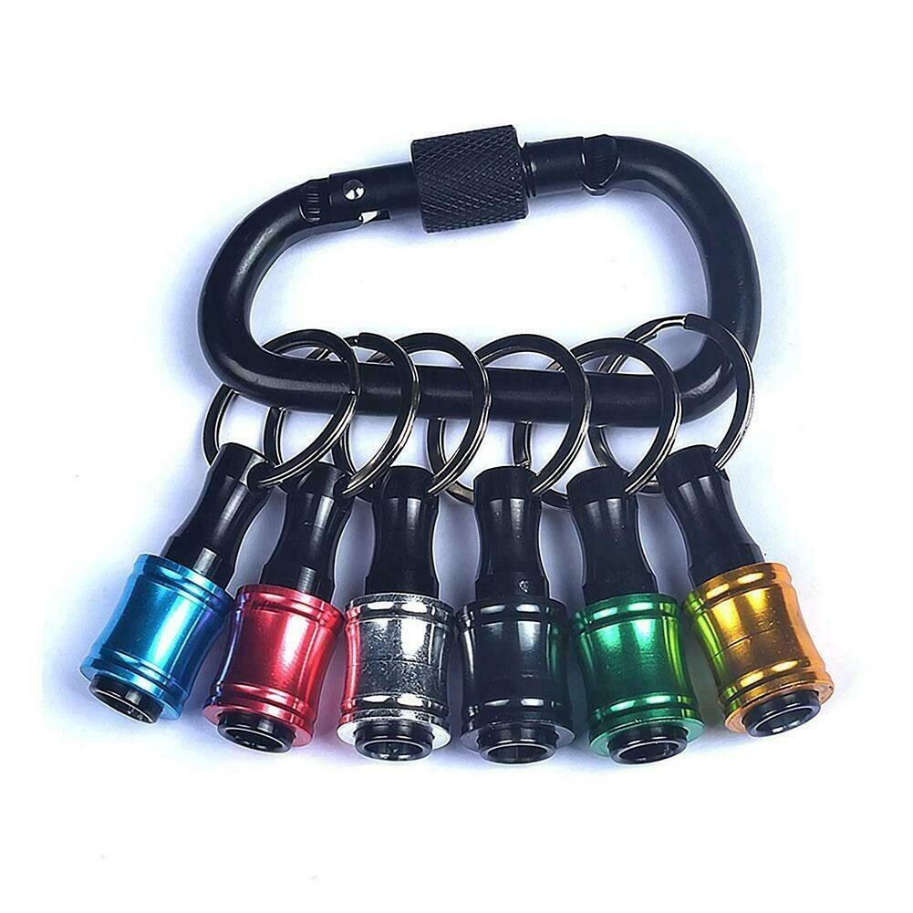 ya 26 Screwdriver Bit Holder 60mm/2.36 Inch Aluminum Alloy Carabiner Extension Bar