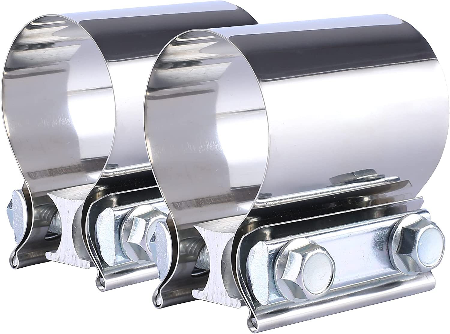 ya 5 8.7 2.5 inch/3 inch/4 inch/5 inch push button connector seal band clamp muffler clamp clamp 2 pieces