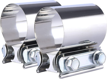 ya 5 8.7 2.5 inch/3 inch/4 inch/5 inch push button connector seal band clamp muffler clamp clamp 2 pieces