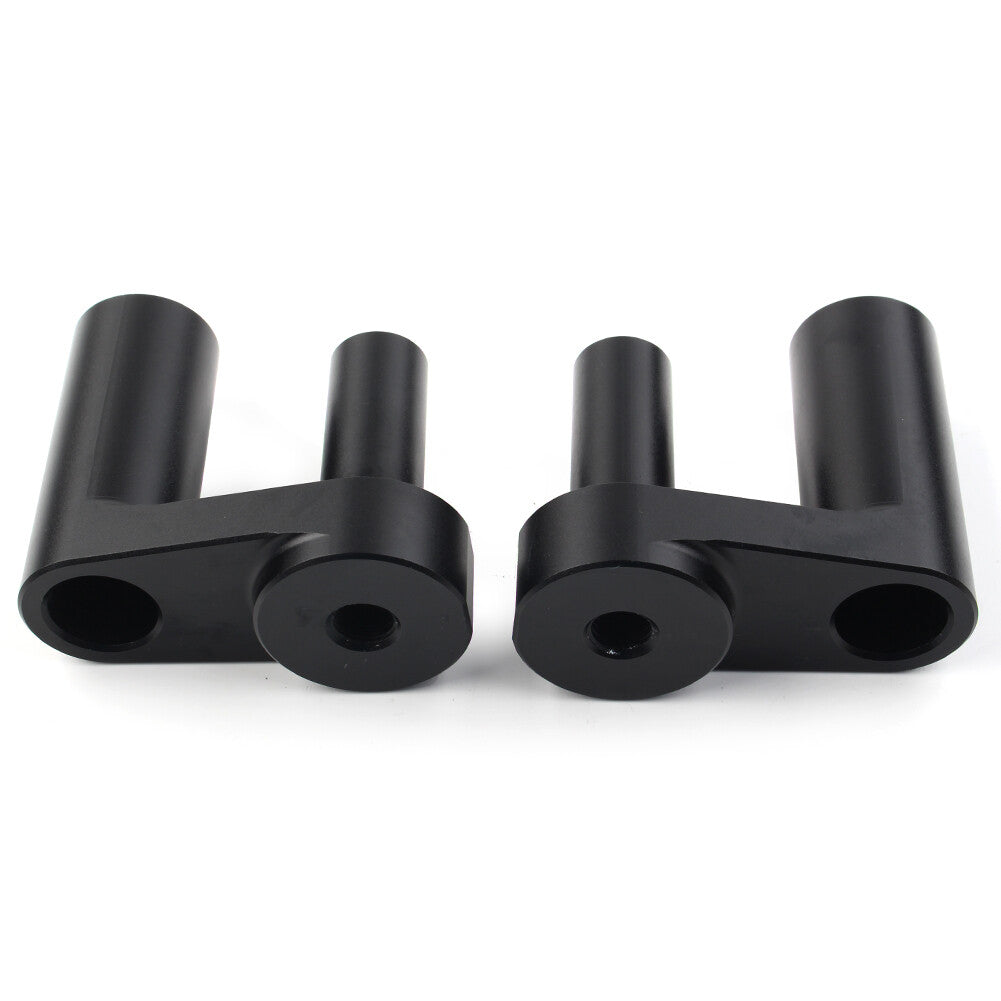 ya 2 6.29 Handlebar Risers Kit 1.625 Back Move Mount Clamps for BMW R1200RT R1250RT Black