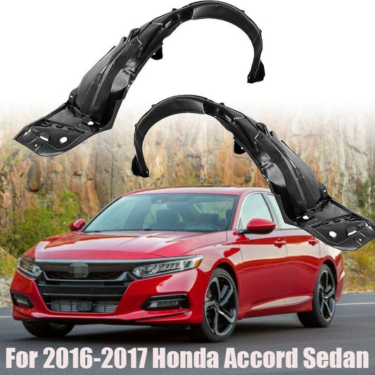 ya 10 10.28 Fender Liners Set Front Left and Right For 2016-2017 for Honda Accord Sedan