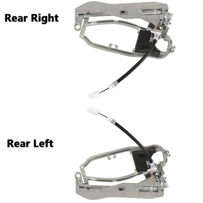 ya 5 8.7 Rear Left /Right Side Outside Door Handle Carrier For 2000-2006 for BMW E53 X5
