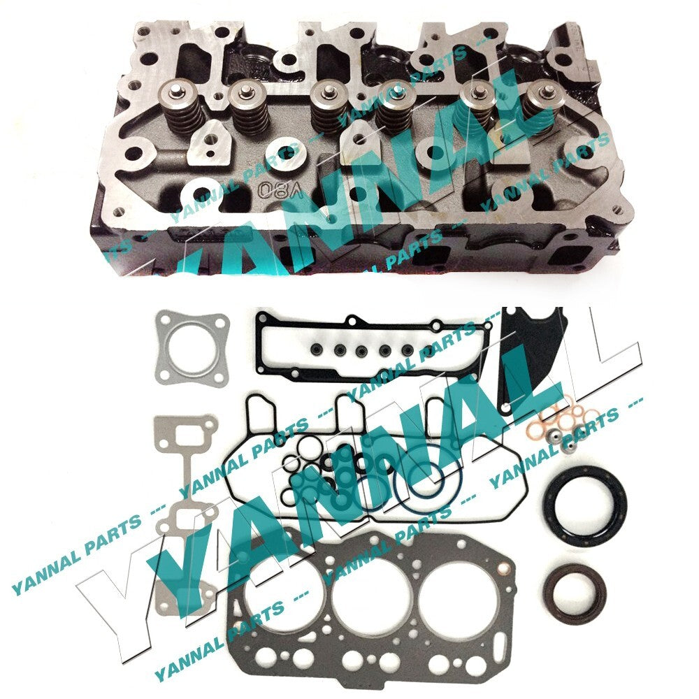 ya 27 7.2 3TNV76 Complete Cylinder Head Assy  Full Gasket Kit for Yanmar Engines 