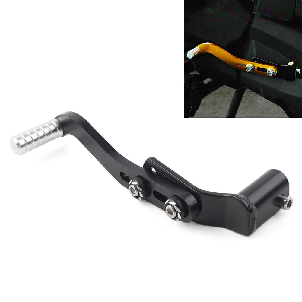 ya 5 8.7 Universal Motorcycle CNC Aluminum Gear Shift Lever Footrest Pedal Shifter Black