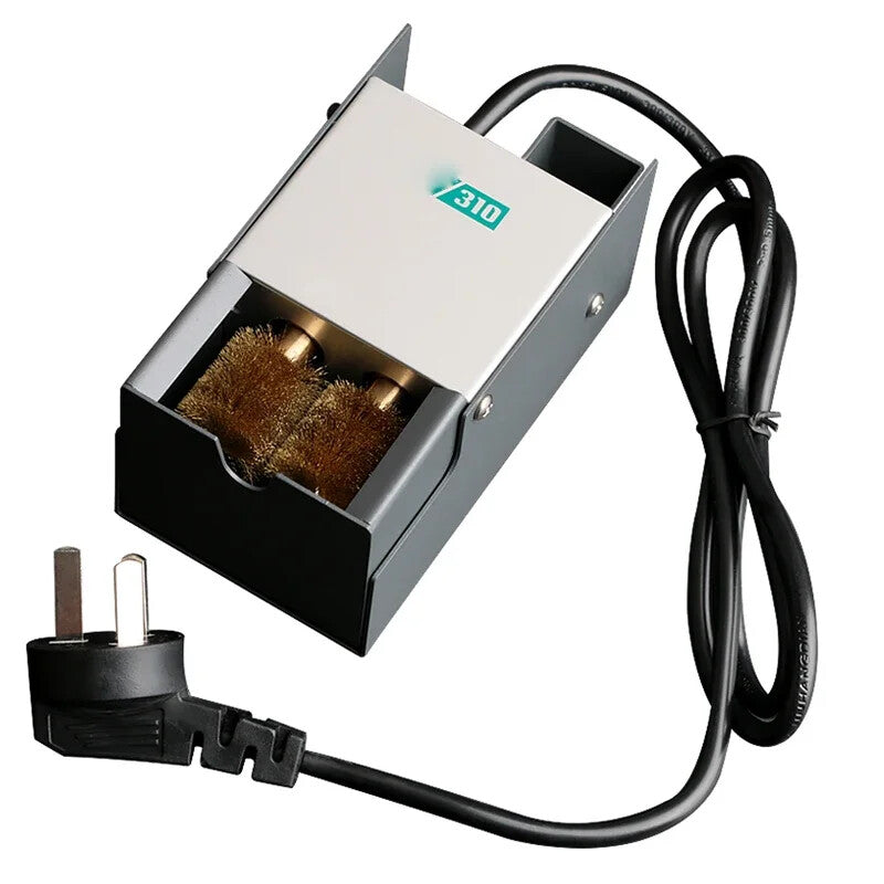 ya 25 310 Welding Nozzle Cleaner Electric Brush Sponge Iron Head Automatic Cleaner