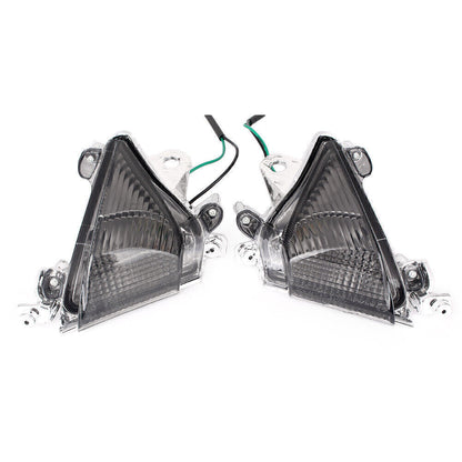 ya 5 8.7 Smoke Front Turn Signal Light Lens Cover Fit for Kawasaki ZX-10R 2004 2005
