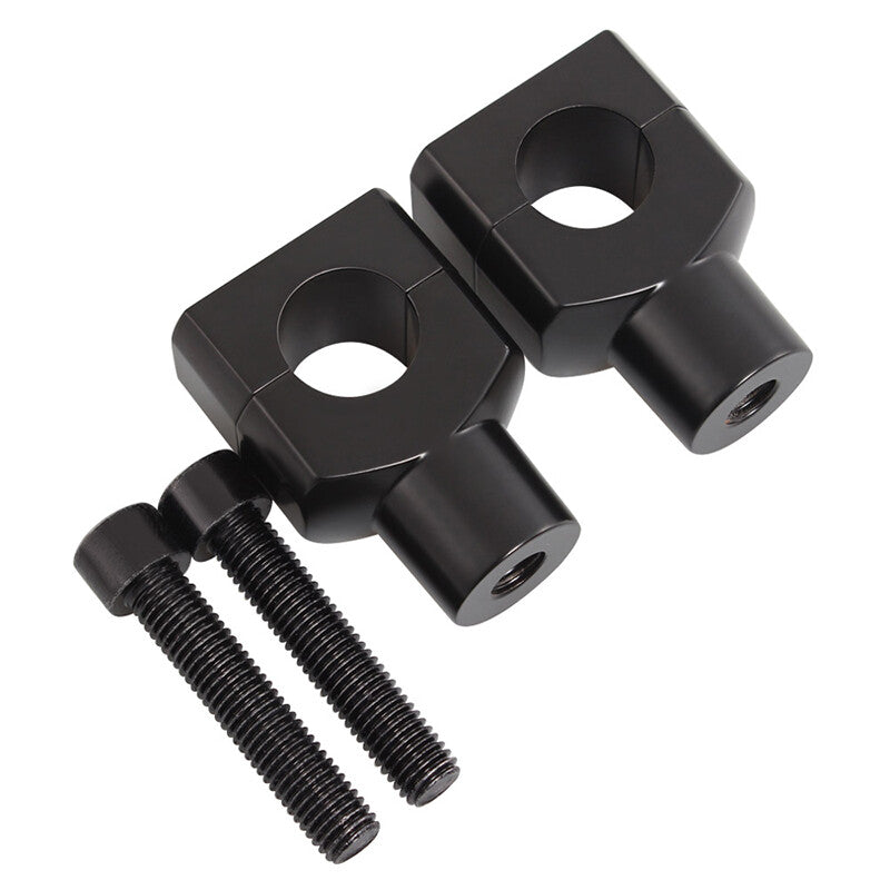 ya 5 8.7 2pcs Motorcycle 1 Inch Handlebar Riser Mount Aluminum Alloy Suitable for Most Cruisers Bobber Chopper
