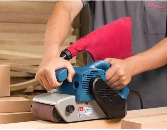 ya 17 Belt Sander 1200W High Power Woodworking Sandpaper Grinder Including Dust Bag