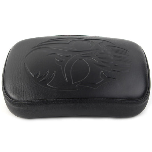 ya 2 6.27 Rear Passenger Pillion Pad Fender for SEAT 8 Suction Cup for Harley Bobber Sportster