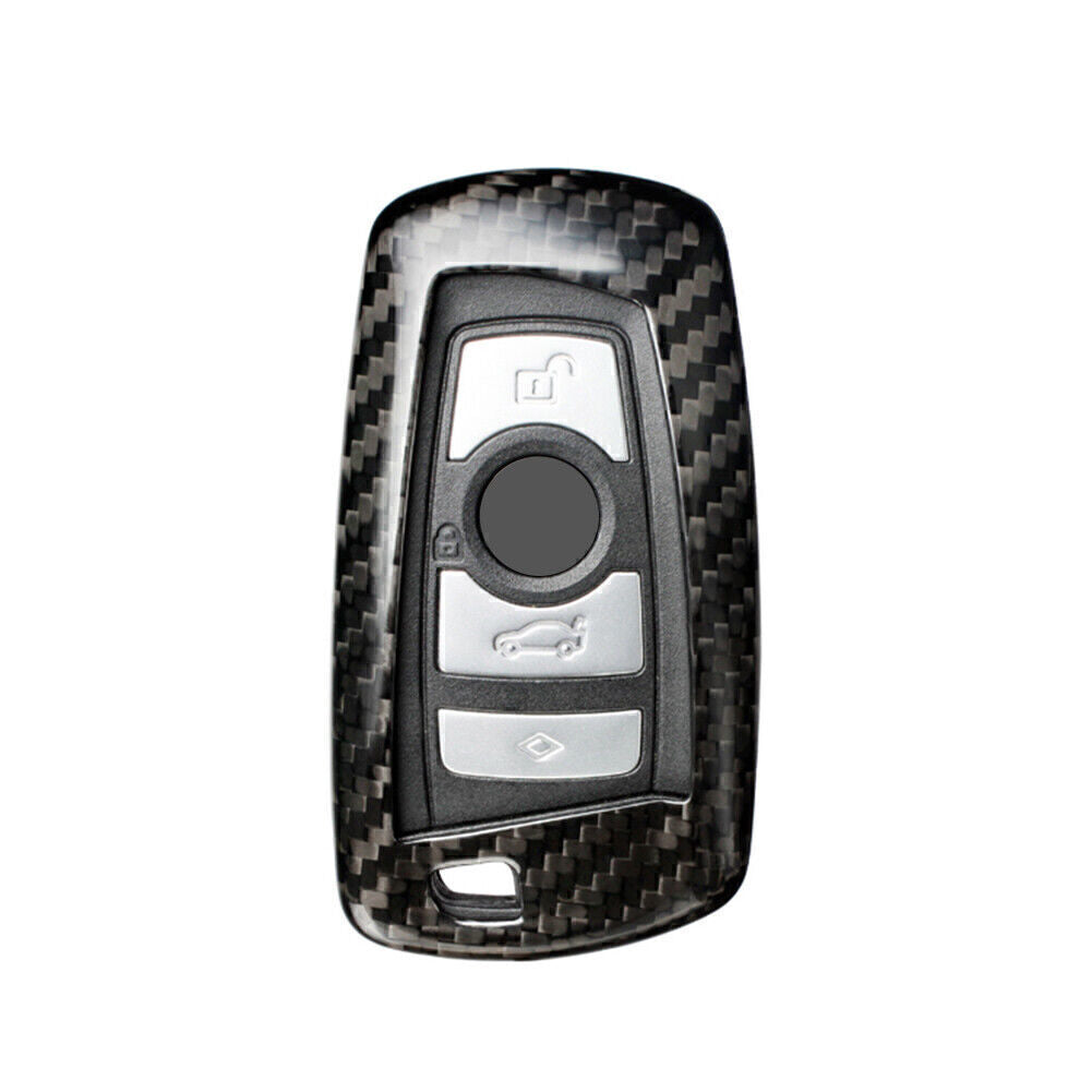 ya 5 8.7 Carbon Fiber Car Remote Key Fob Shell Holder Cover for BMW 1 3 4 5 7 Series X3