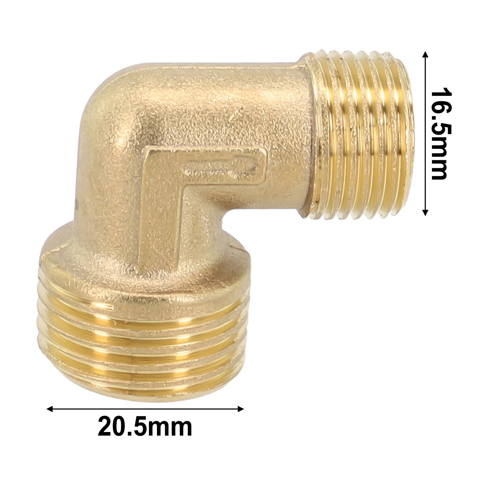 ya 14 Premium Air Compressor Fittings Brass 20.5*16.5mm Male Thread Elbow Coupler