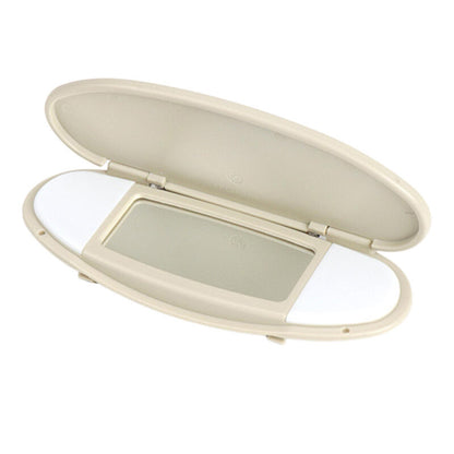 ya 5 8.7 Sun Visor Vanity Mirror Cover for BMW for Mini Cooper R55 R58 R60 07-14 Beige