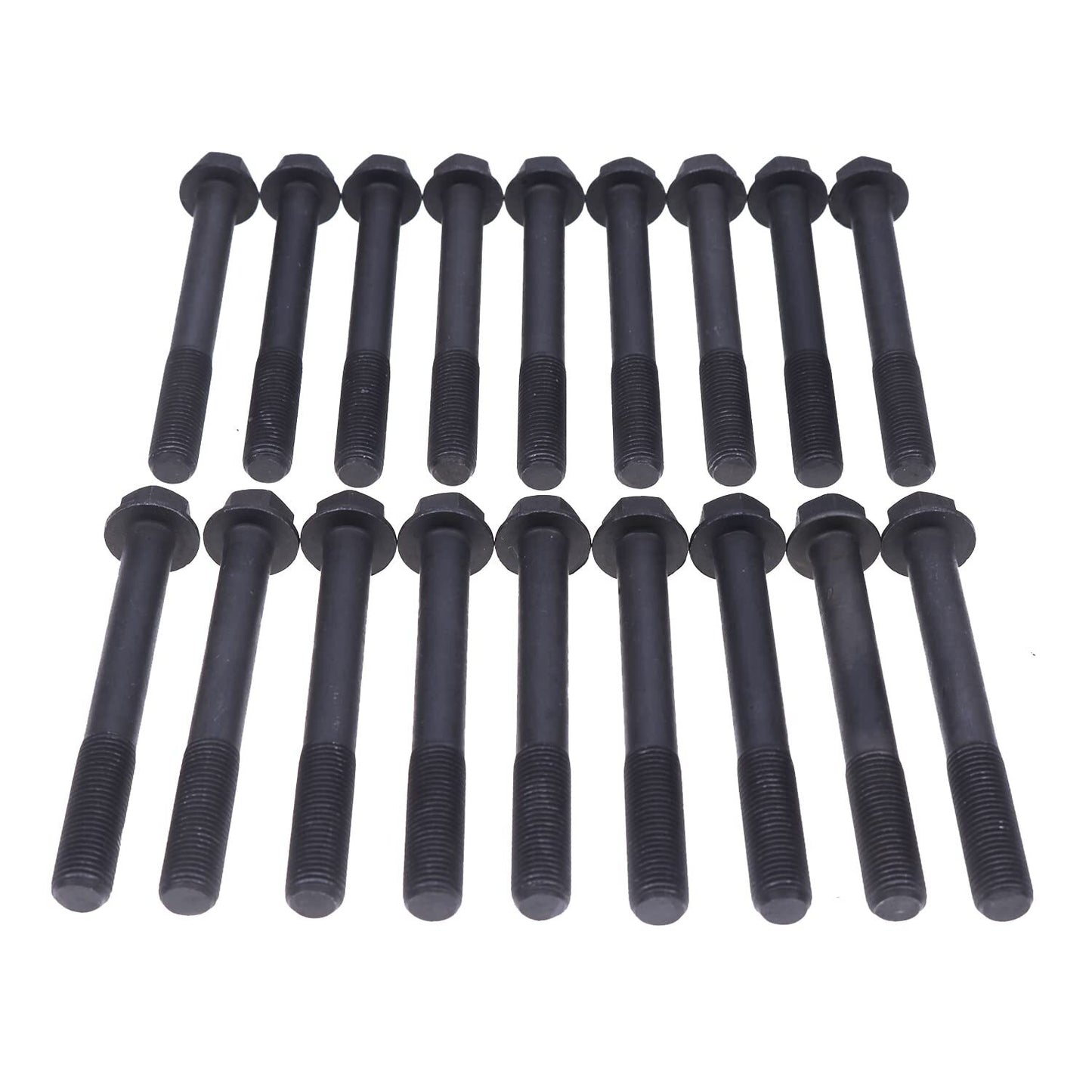 ya 9 6.5.3 V1702-IDI 18 PCS Cylinder Head Bolts for Kubota Engine Parts 
