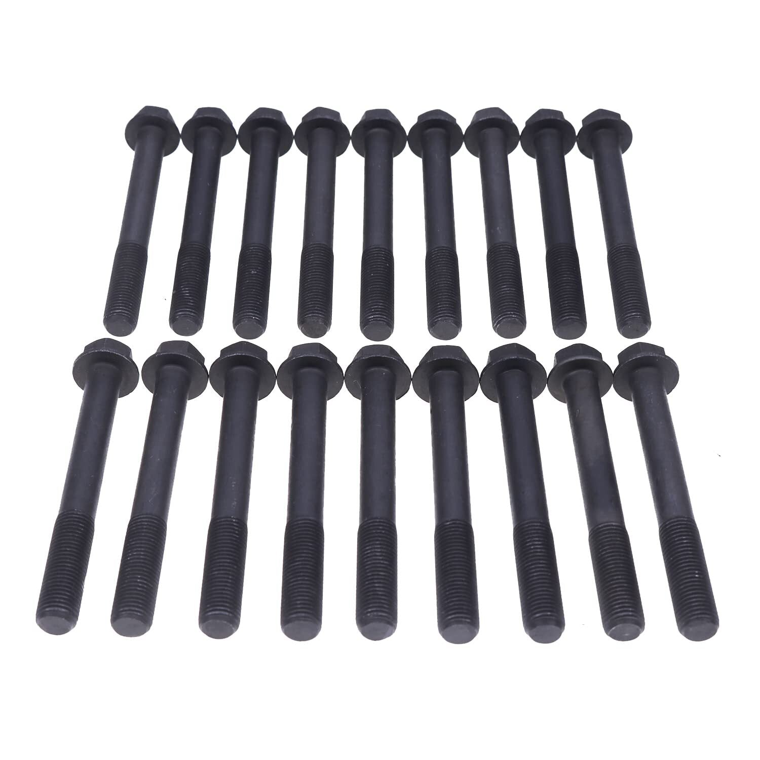 ya 9 6.5.3 V1702-IDI 18 PCS Cylinder Head Bolts for Kubota Engine Parts 