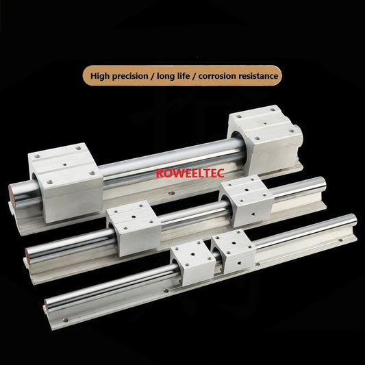 2pcs linear bearing slide unit SBR20-1400mm rails+4pcs blocks for CNC b