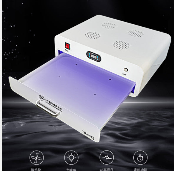 ya 26 LED UV Curing Box Machine Drawer Type Lamp Repair Tool for Cell Phone Curing O