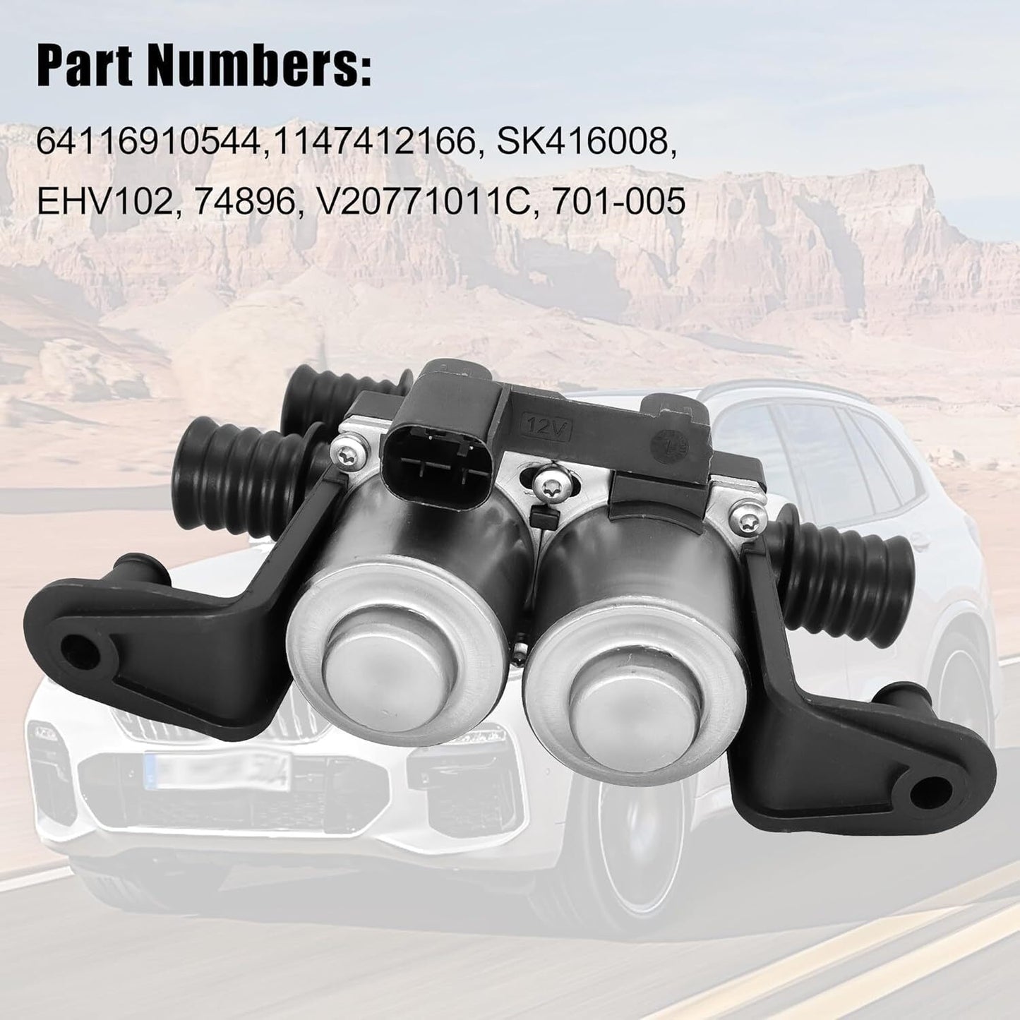 ya 3 6.25 2007-2018 for BMW X5 64116910544 Heating Valve