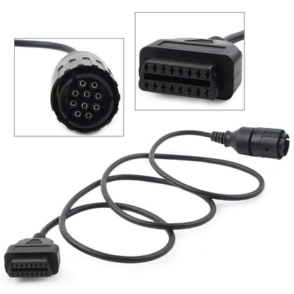ya 5 8.7 for BMW 1996-2016 Motorcycle 10 Pin Adaptor to 16 pin ICOM-D Cable