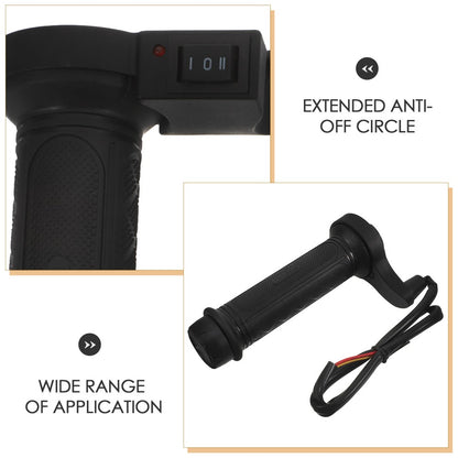 ya 5 8.7 Pair of 12V Motorcycle 22mm Electric Heated Grips Handle Handlebar (Black)