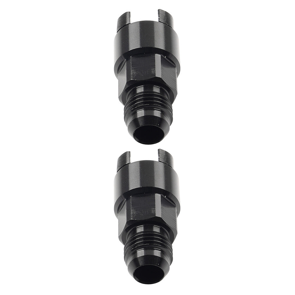 ya 10 5.29 6AN Male to 3/8 Quick Disconnect EFI Fuel Rail Adapter Fitting For GM LS
