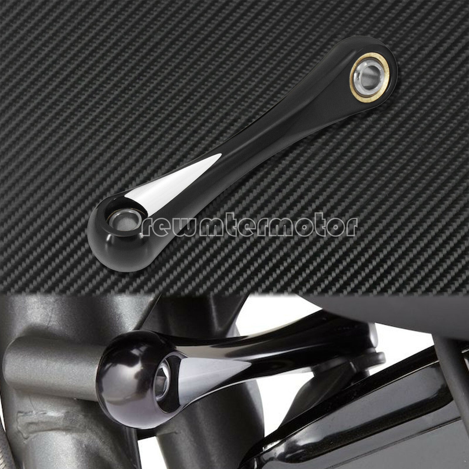 ya 3 6.23 CNC Engine Stabilizer Link Black Fit for Harley Touring Road King Electra Glide