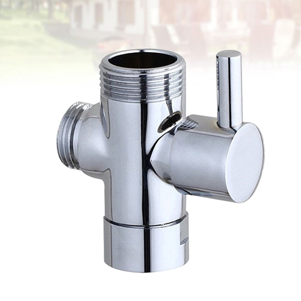 ya 14 1/2 Inch Three-Way Bathroom Angle Valve Shower Arm Diverter Valve for Water Flow