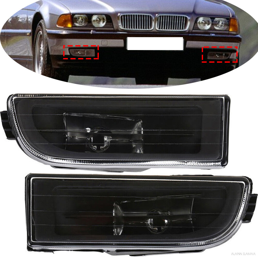 ya 1 8.5.2 Front Bumper Fog Light lamp For E38 7 740i 740iL 750i 750iL 1995-2000