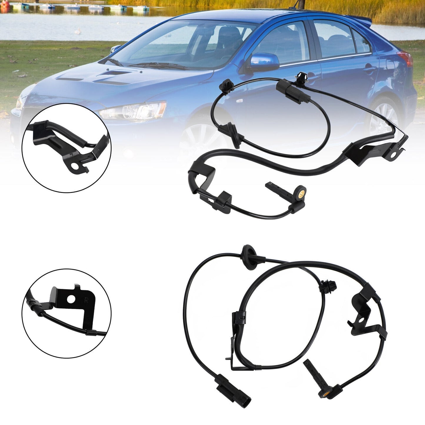 ya 1 8.5.2 Rear Left&Right ABS Wheel Speed Sensor 4670A583 4670A584 For Lancer .