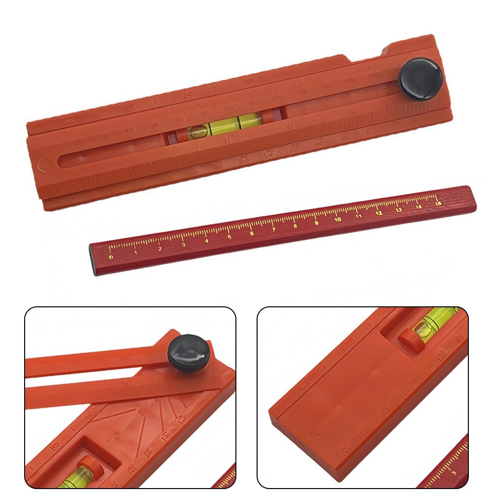 ya 15 10.20 Multiangle Marking Ruler Gauge Level for Woodworker Layout Measuring