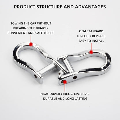 ya 5 8.7 Double Tow Hook 84192871 For 2007-2019 for Chevrolet for Silverado for GMC for Sierra 1500 New