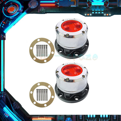 ya 5 8.7 2x Locking Hubs Fits for Nissan Pick Up Patrol 1990 + 31 Spline Axles IFS