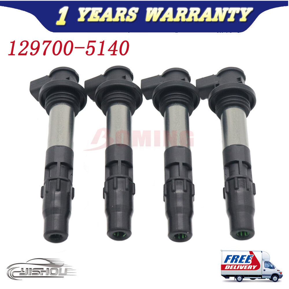 ya 5 8.7 4PCS 129700-5140 Ignition Coil for 2008-2010 for Suzuki GSX-R600 L1 L2 L3 L4 L5 L6