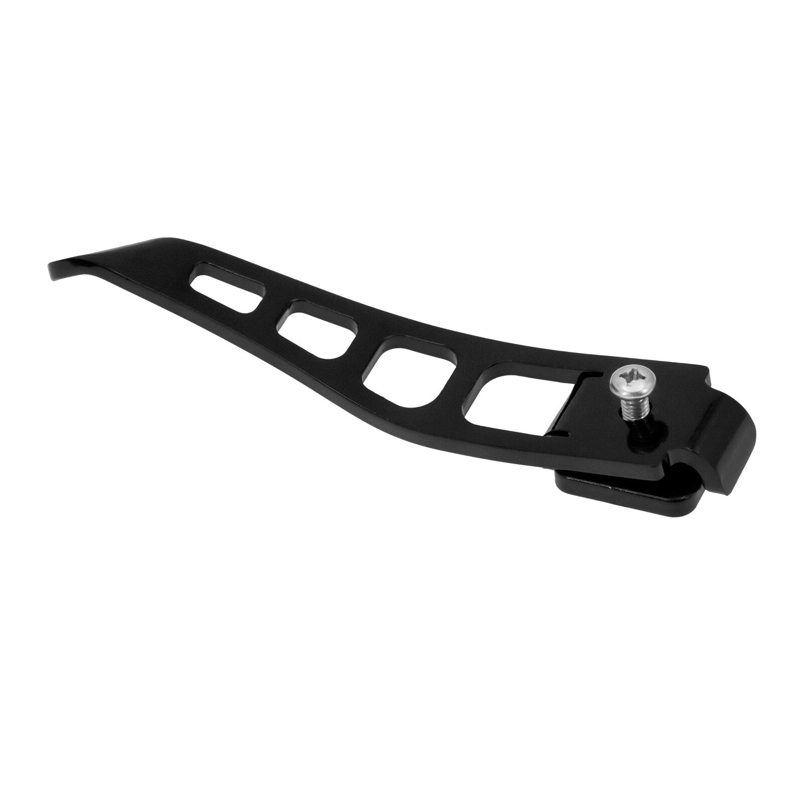 ya 4 6.17 Black Stand Kickstand Extension for Harley Dyna Fat Bob Super Glide 1993-2017