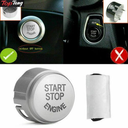 ya 1 8.12 baidi Silver Start Stop Engine Push Button Switch Cover Fit for F01 F02 F10/F11