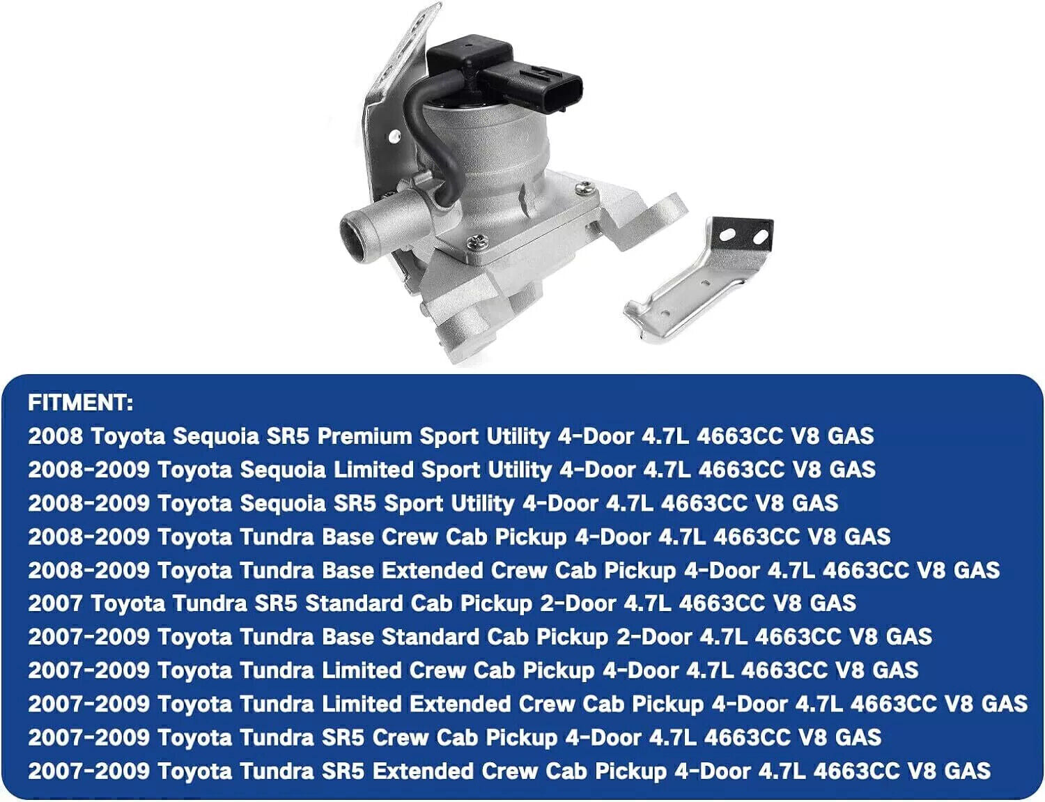ya 5 8.7 For 07-09 for Toyota Tundra 4.7L Secondary Air Injection Check Valve 2571050031