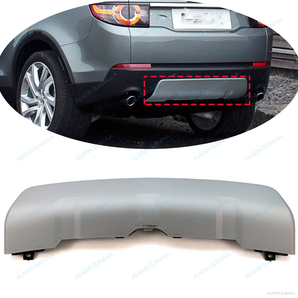 ya 27 6.18 Rear Bumper Tow Hook Cover r Fit for Land Rover Discovery Sport 2015-2019,Silver