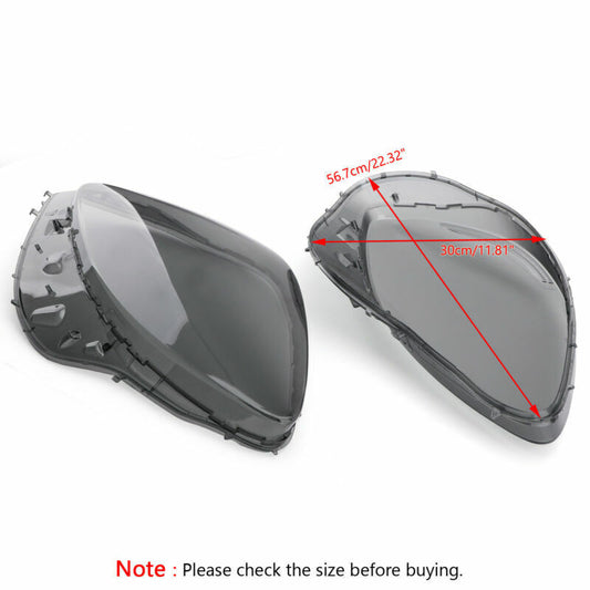 ya 1 8.5.1 Headlight Replacement Lens Driver Passenger L&R PAIR Smoke Fit Corvet C6 05-2013