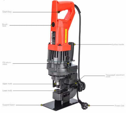 ya 26 Electric Punching Machine Angle Steel Artifact Opening Small Punching Machine